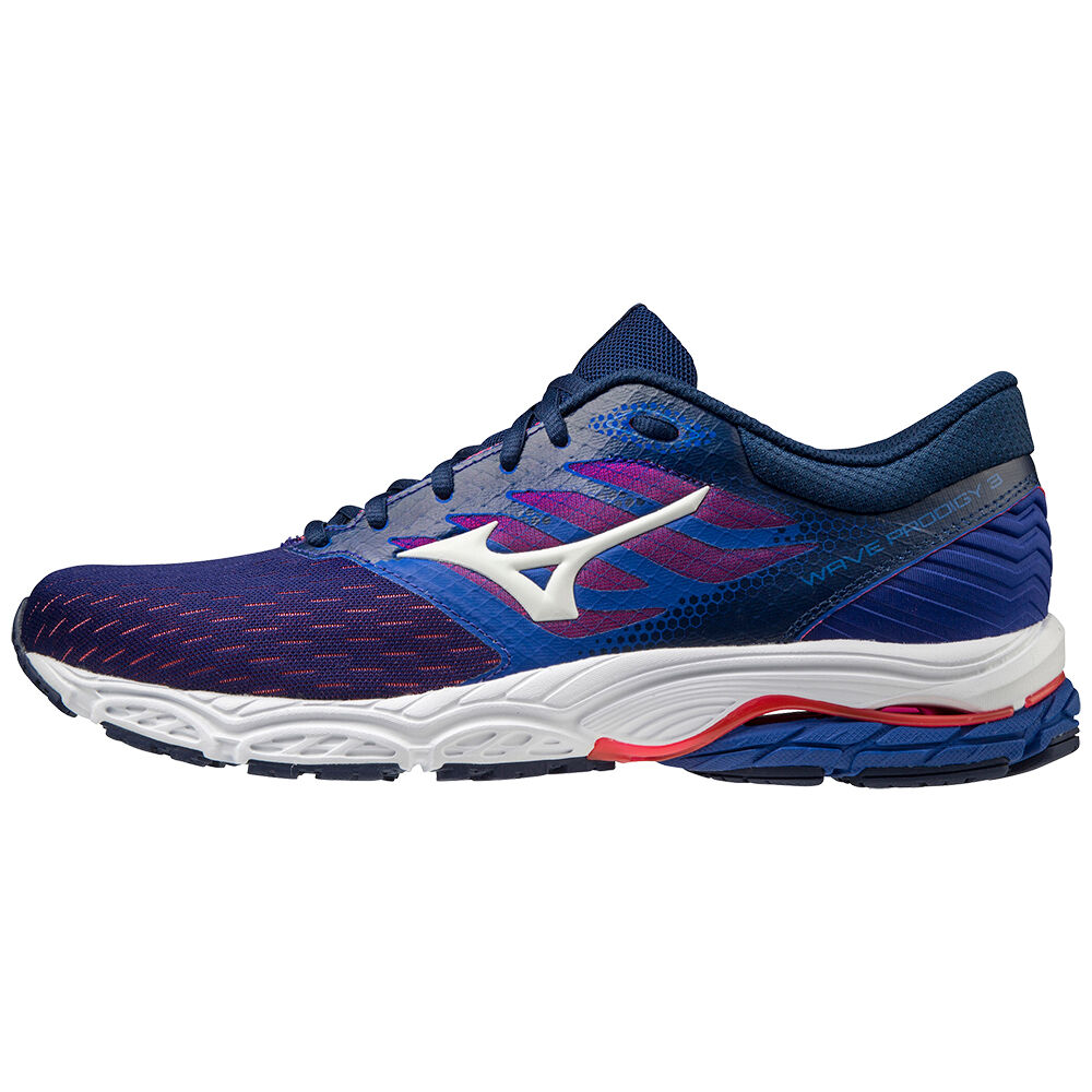 Sapatilhas Running Mizuno Wave Prodigy 3 - Homem - Azuis/Branco - UNIMF7985